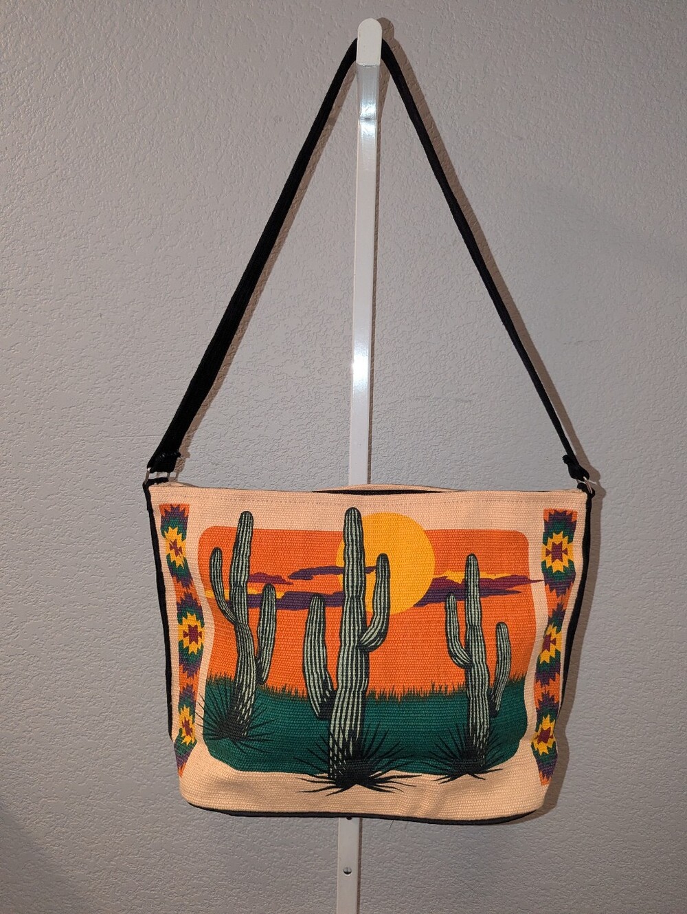 Southwest Cactus Shoulder Bag Purse Carrying Bag